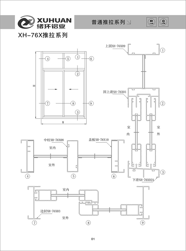 XH-76X推拉系列