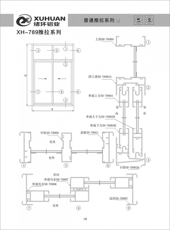 XH-789推拉系列